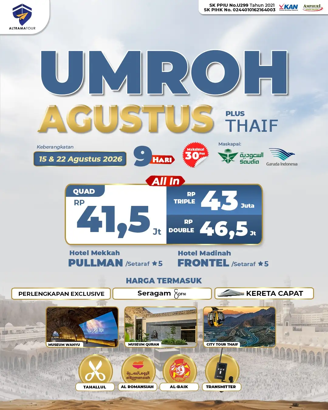 Umroh Agustus 2026